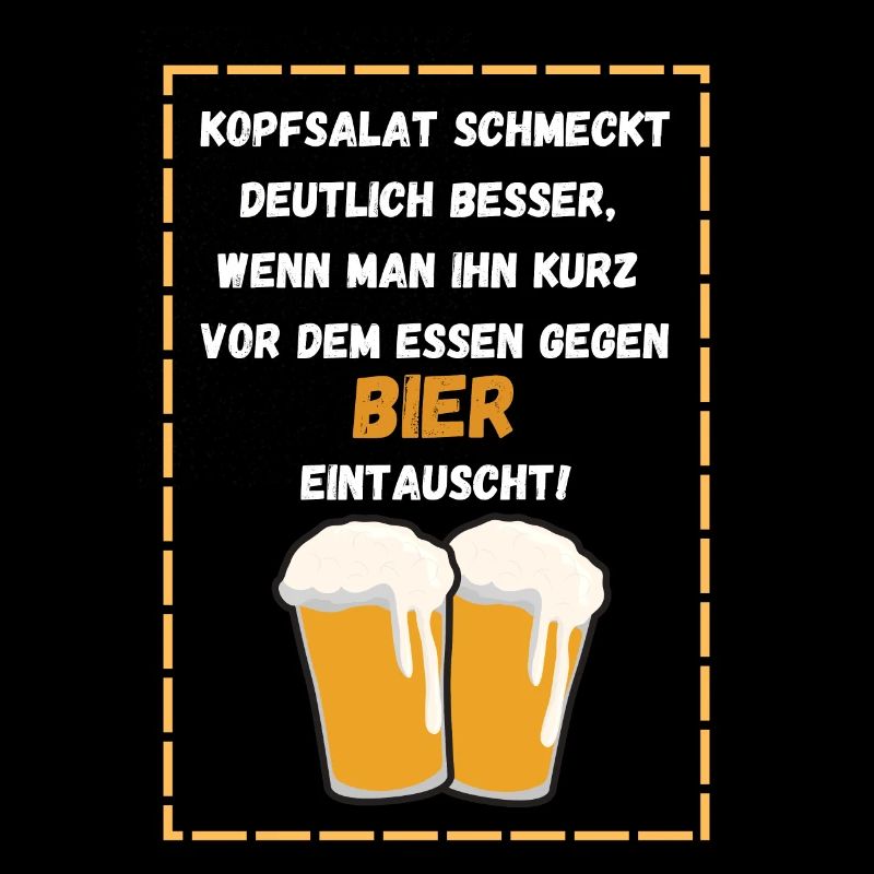 Bier statt Kopfsalat