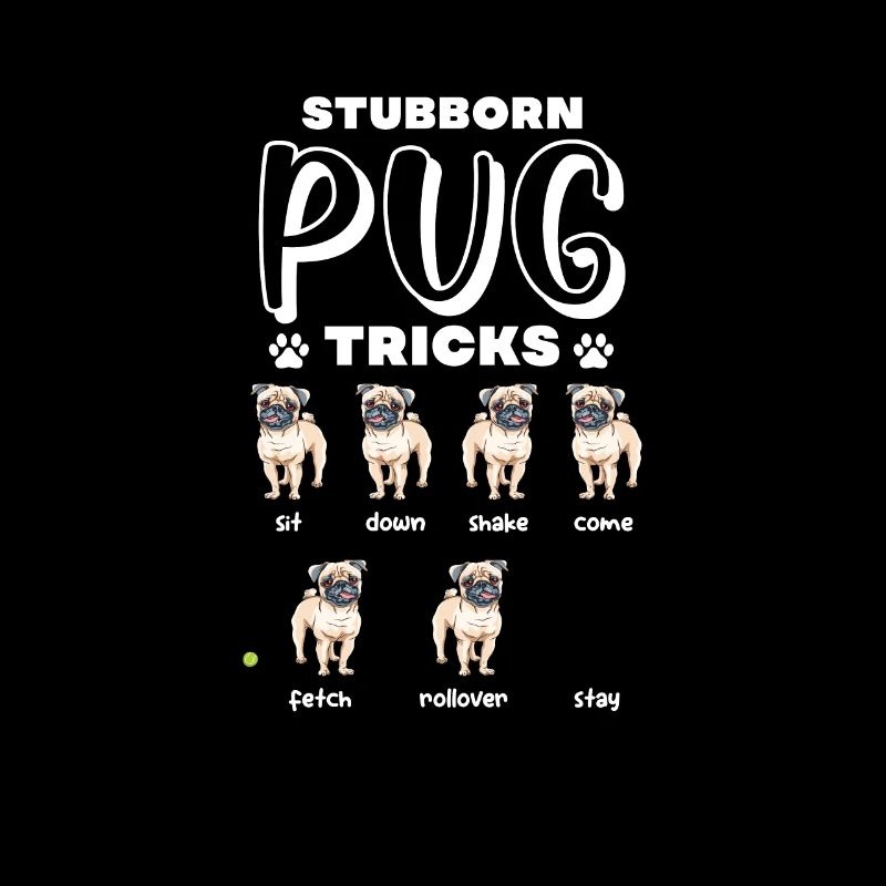 Mops Hund Hundefreund Haustier Möpse Pug Geschenk