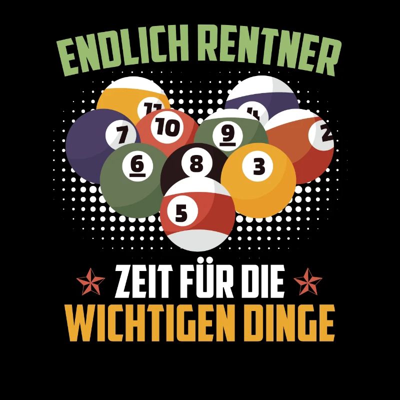 Rentner Billiard Billard Renteneintritt