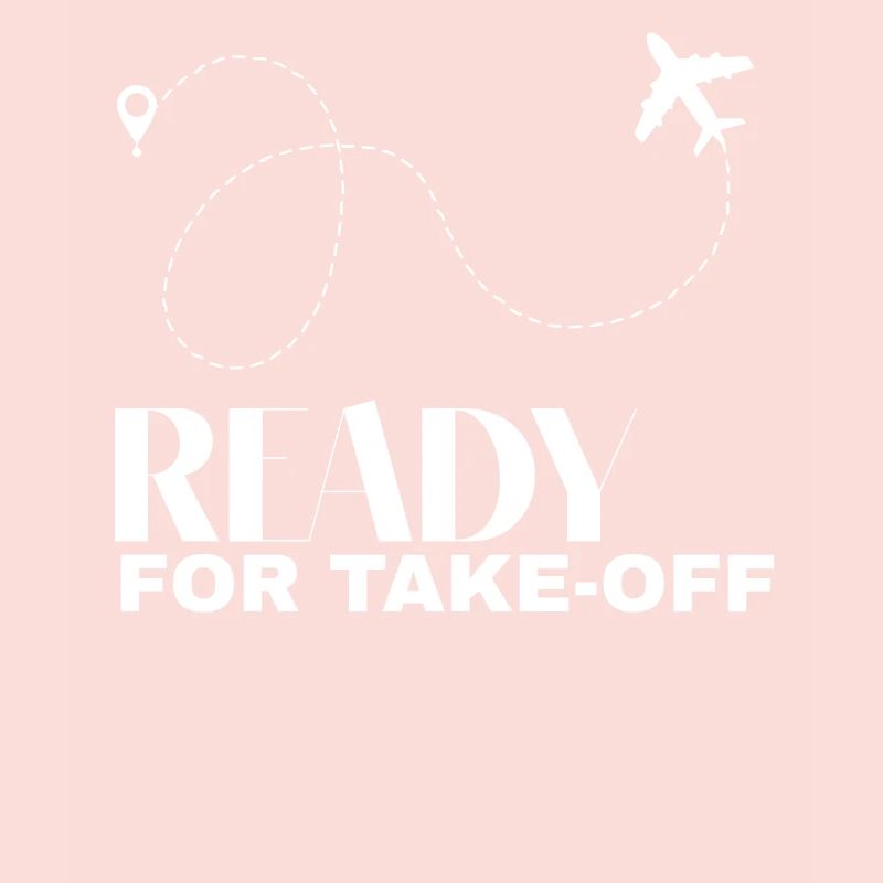 Ready for take-off flight The plane map excursion