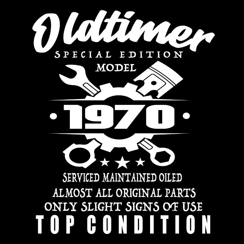 Oldtimer Special Edition Modell 1970 Geburtstag