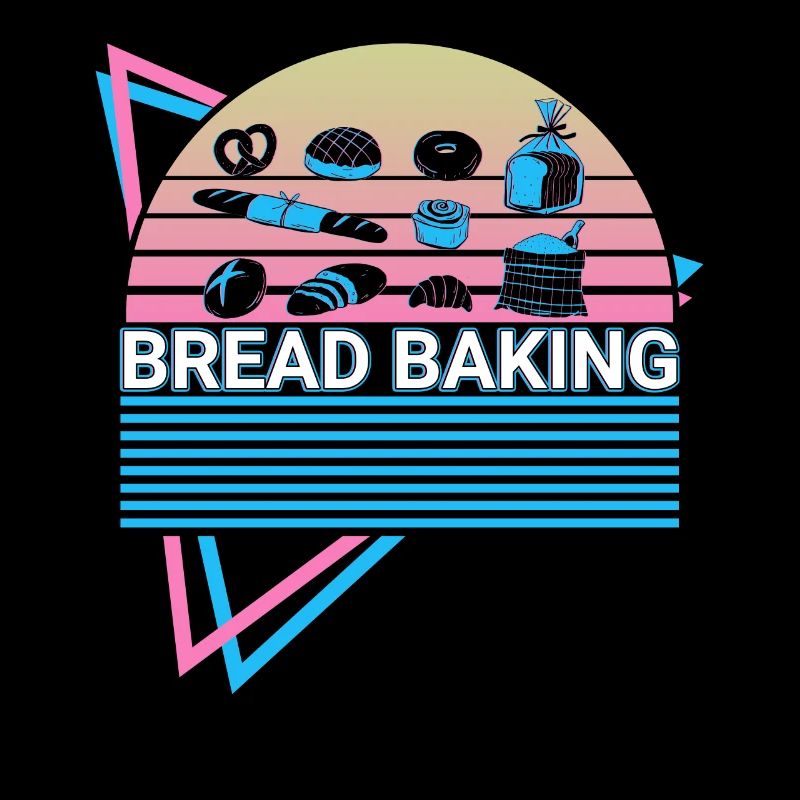 Bread Baking Baker Retro