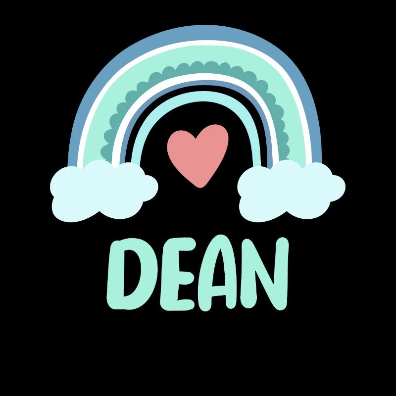 Dean Name Rainbow Baby