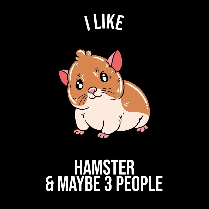 Je préfère être avec mon hamster