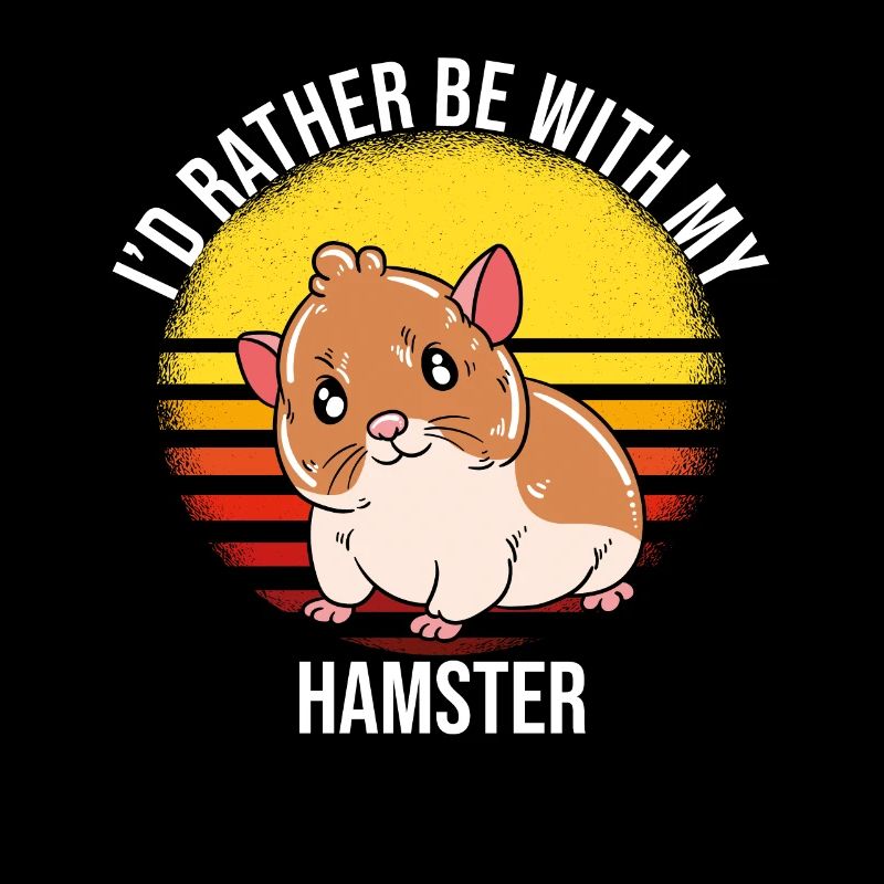 Je préfère être avec mon hamster