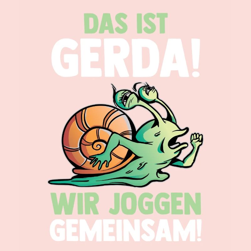 C’est Gerda nous courons ensemble escargot