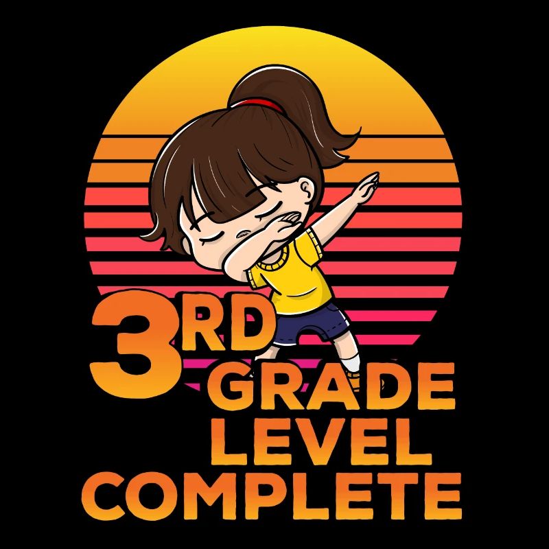 3rd Class Level Completely Cute Dabbing Girl