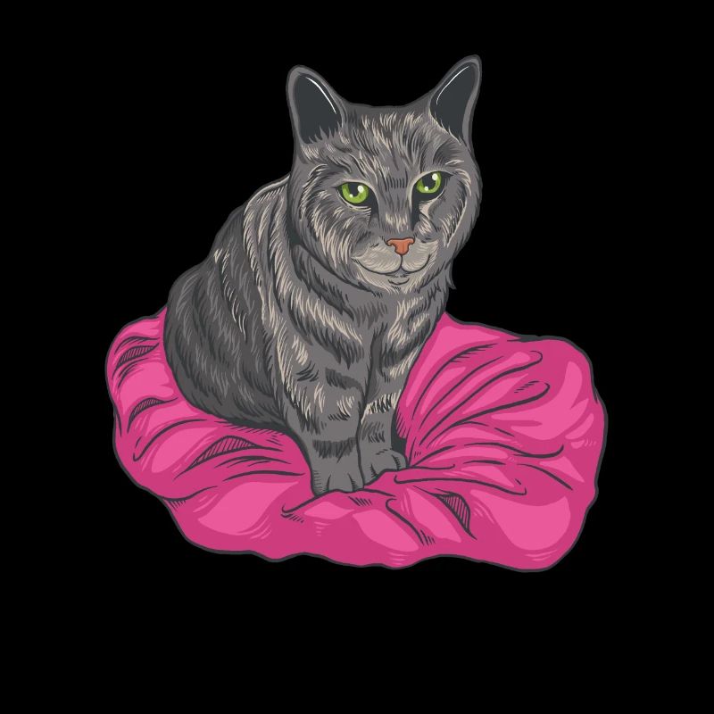 Grau getigerte Katze Katzenbesitzer