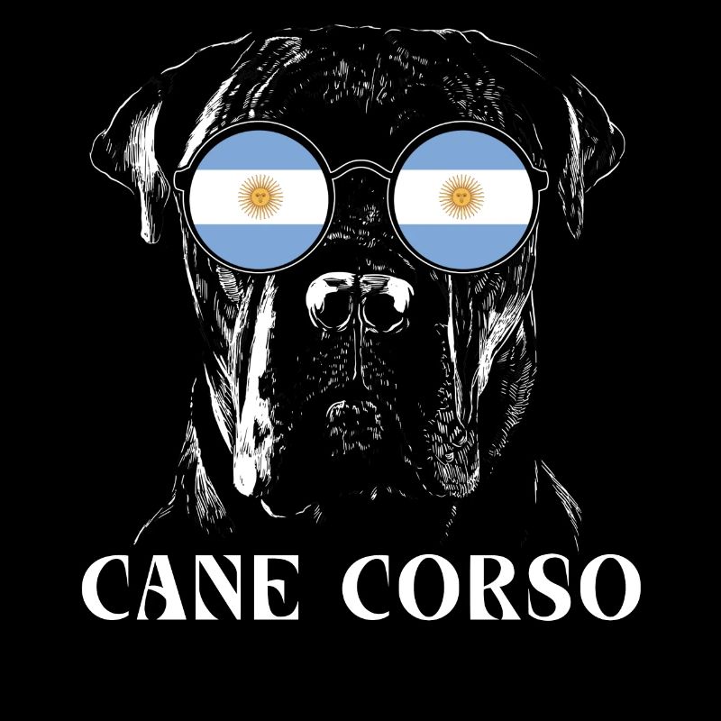 Cane Corso Argentine Drapeau argentin