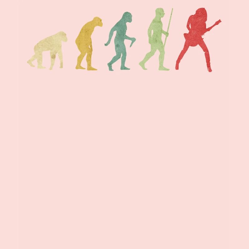 Guitar Rock Girl Evolution