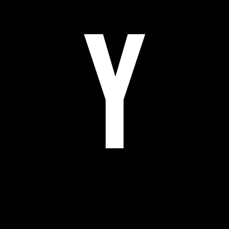 Y Lettre Numéro Symbole Alphabet Initiale