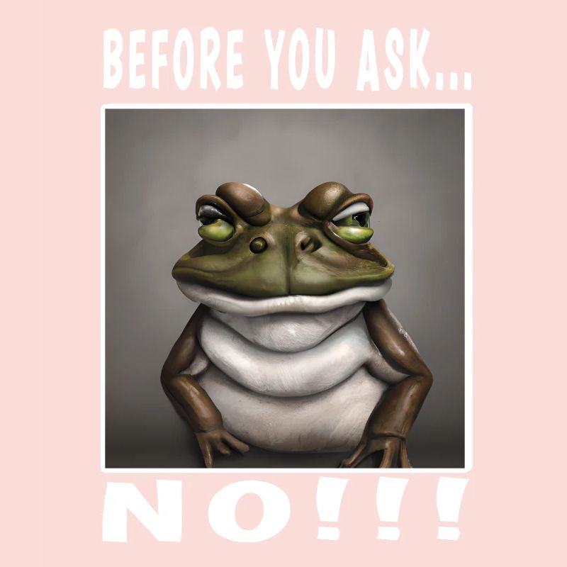 Before you ask no