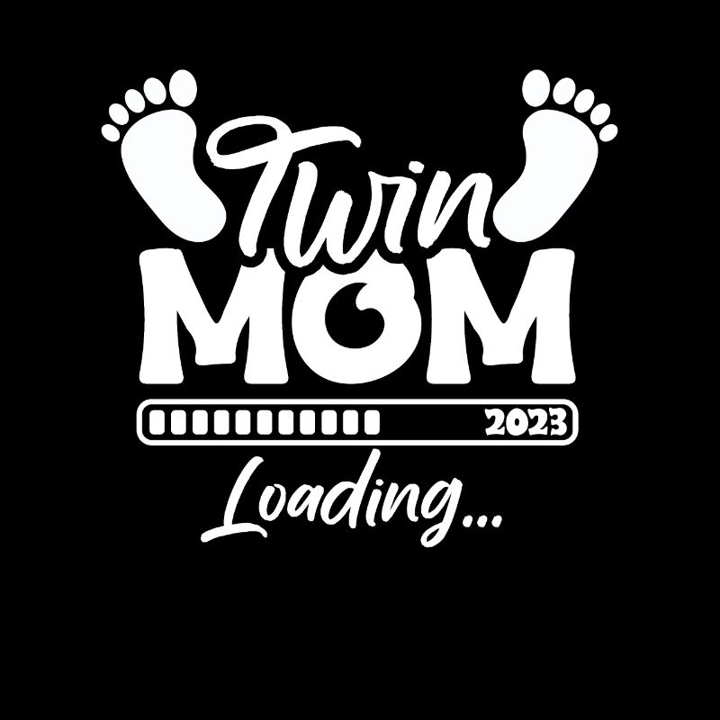 Twin Mom Loading - Chemise de mère jumelle