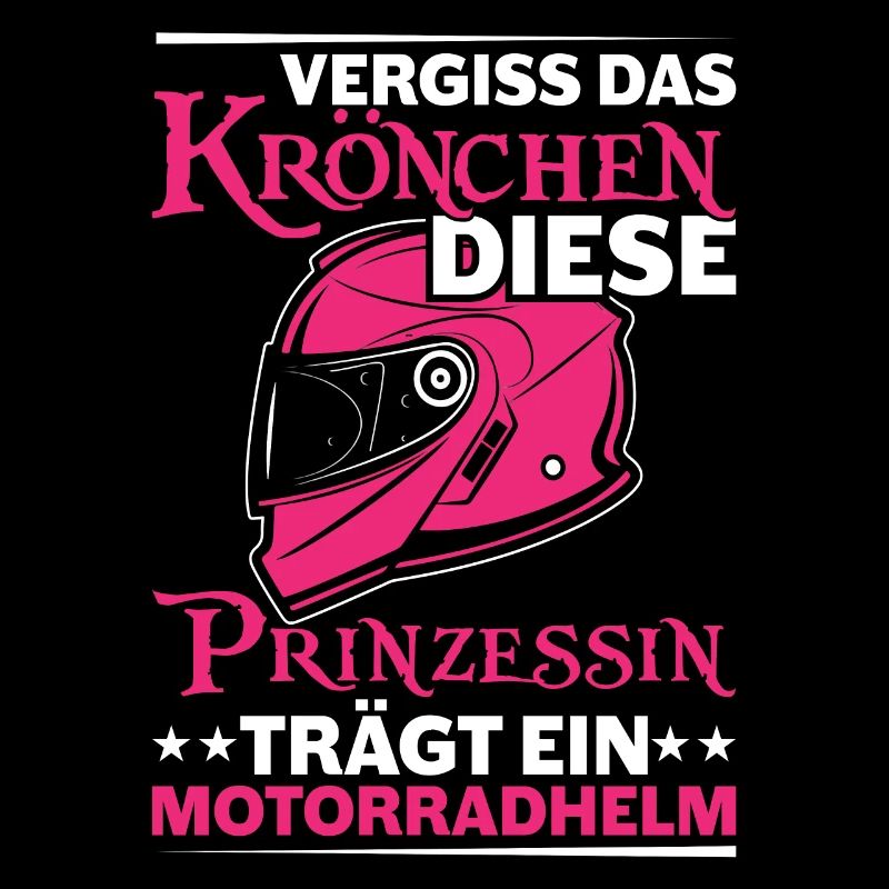 Motorradfahrerin Geschenk lustiger Spruch