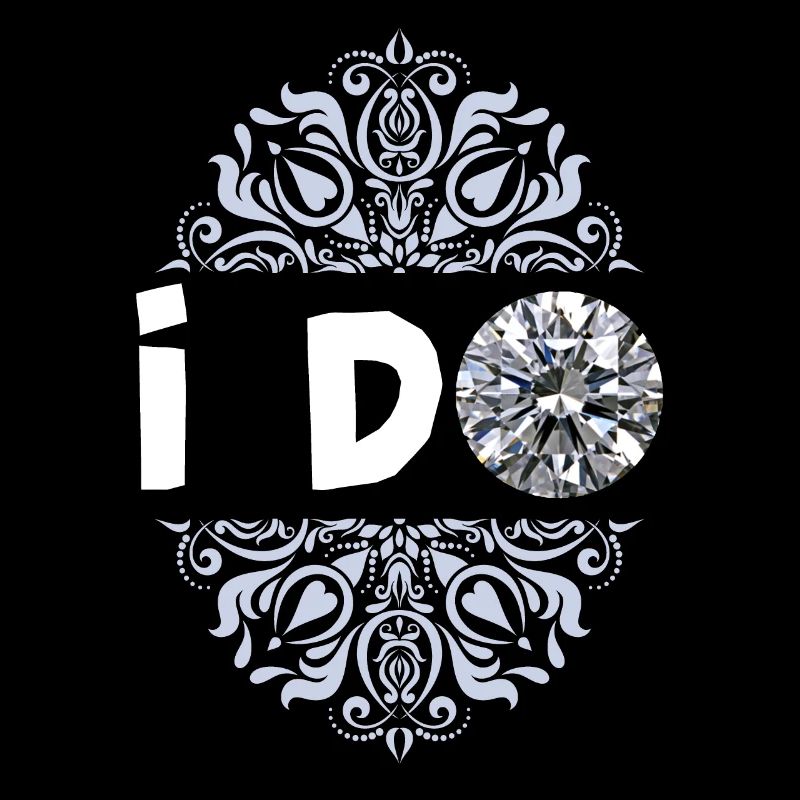 I Do, Diamant de mariage, Mariage, Mariée d’équipe