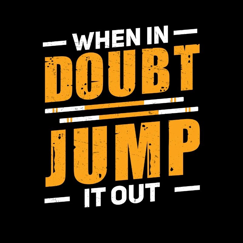 When In Doubt Jump It Out Funny Pole Jumping