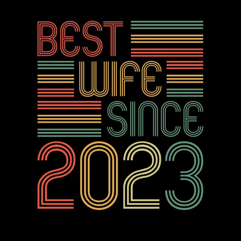 beste Ehefrau seit 2023 1.Hochzeitstag
