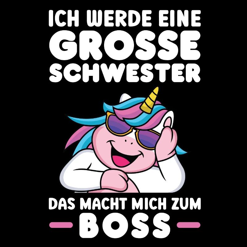 Große Schwester Einhorn Grosse Schwester Geschenk