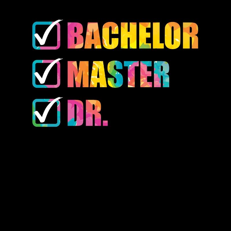 Endlich fertig Doktor Abschluss Ph.D Doktortitel