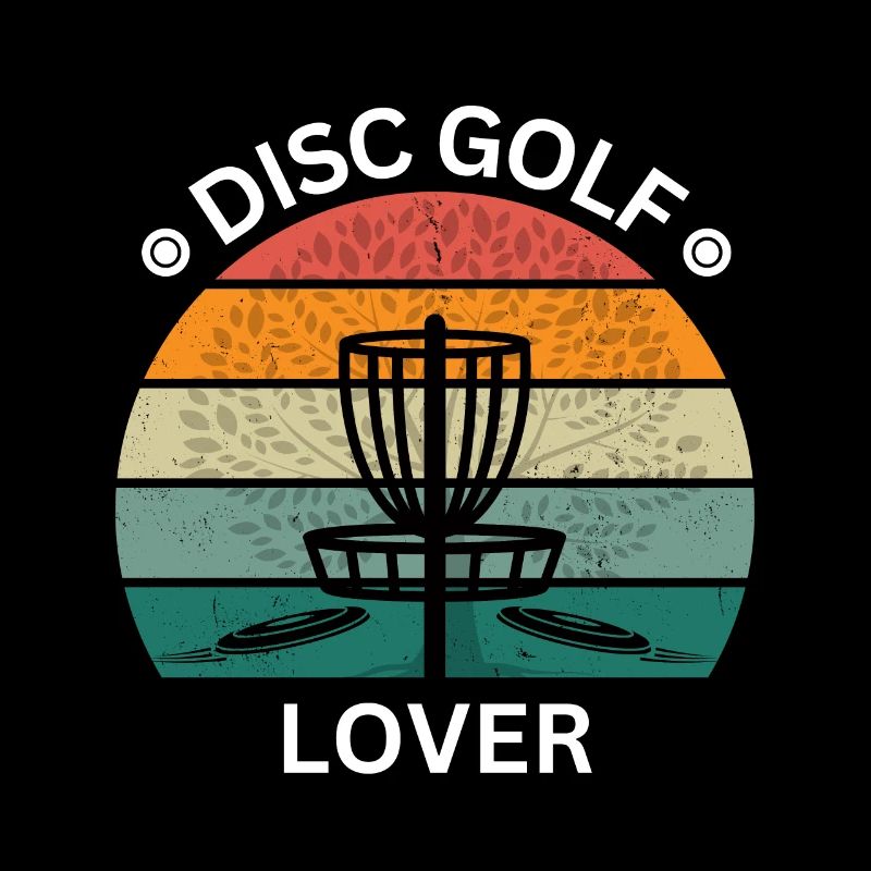 Disc Golf Lover Retro Sunset - Einzigartig