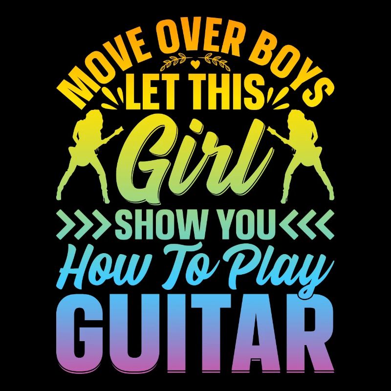 Guitariste Filles Guitariste - Funny Guitar Playe