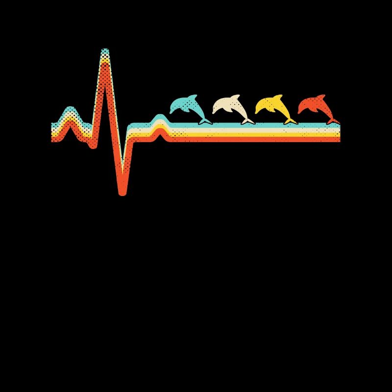 Dolphin Retro Heartbeat