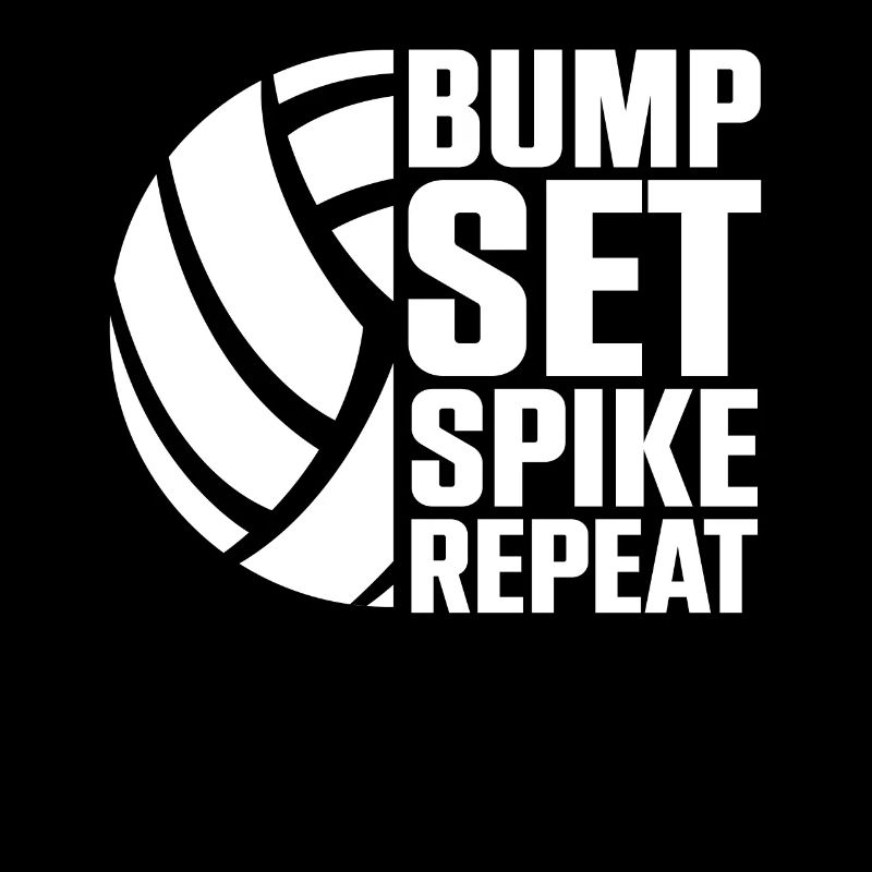 Bump Set Spike Répéter l’entraînement de l’équipe de volleyball