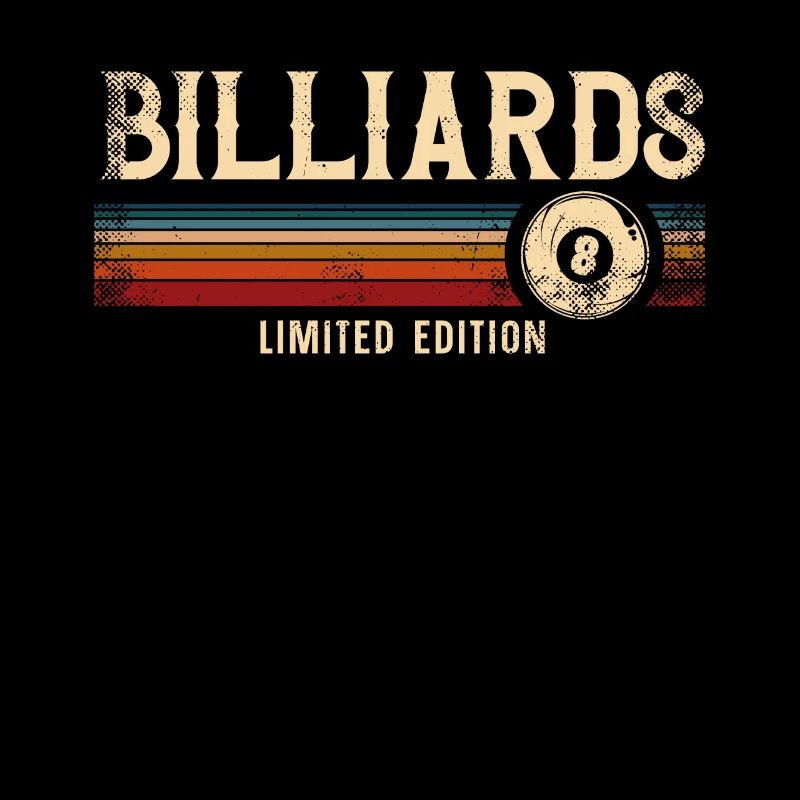 Billiards Pool Player Ball Retro