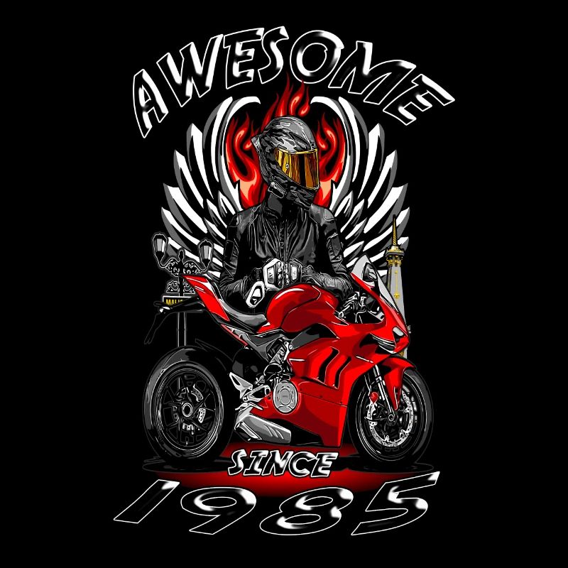Awesome since 1985, Biker Geburtstag