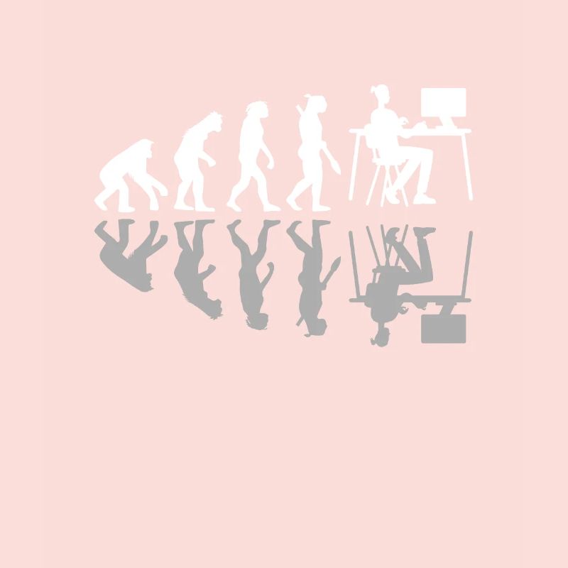 Human Evolution Web Designer Humor Digital Design
