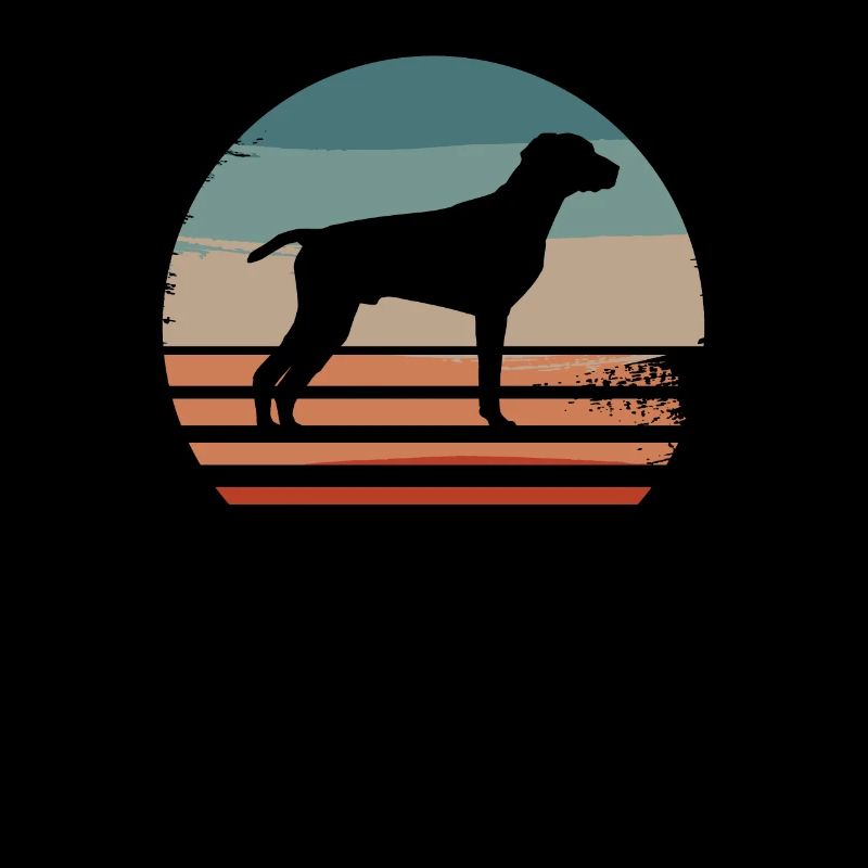 Vintage Retro Pointer Dog GSP Lover