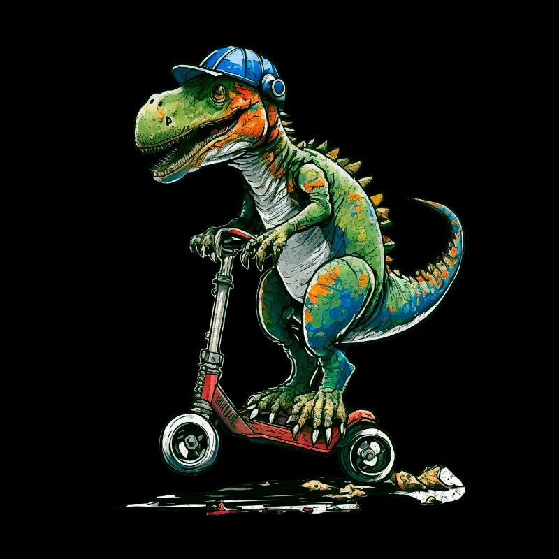 Stuntscooter Dinosaur