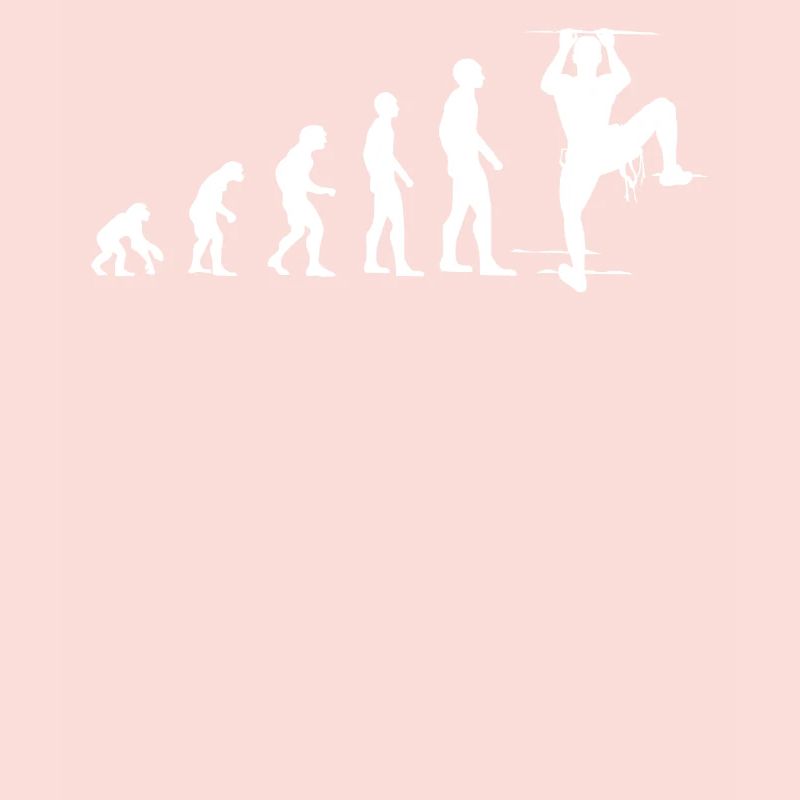 Climbing Evolution Funny Mountaineering Gift