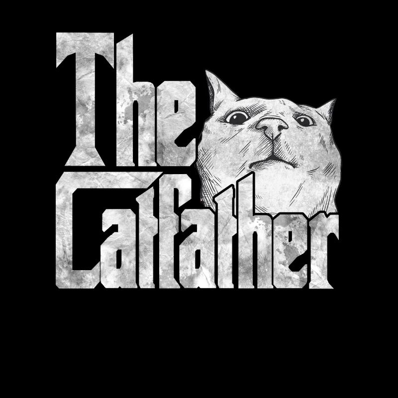 Cat Dad The Catfather Crazy Cat Father Kitty Daddy