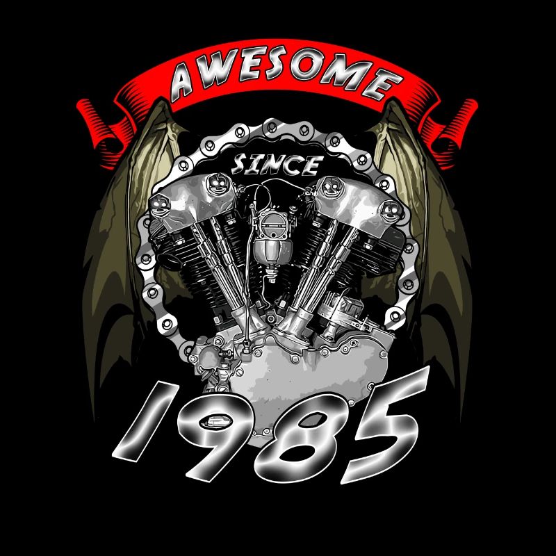Awesome since 1985, Biker Geburtstag