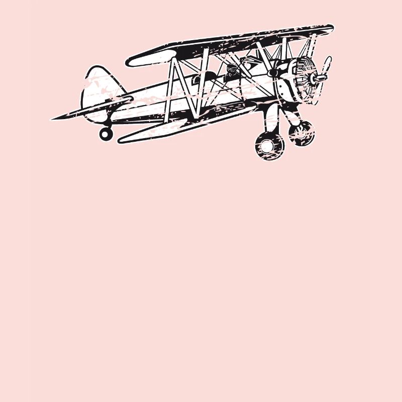 Biplane Airplane Pilot Flight Instructor Gift