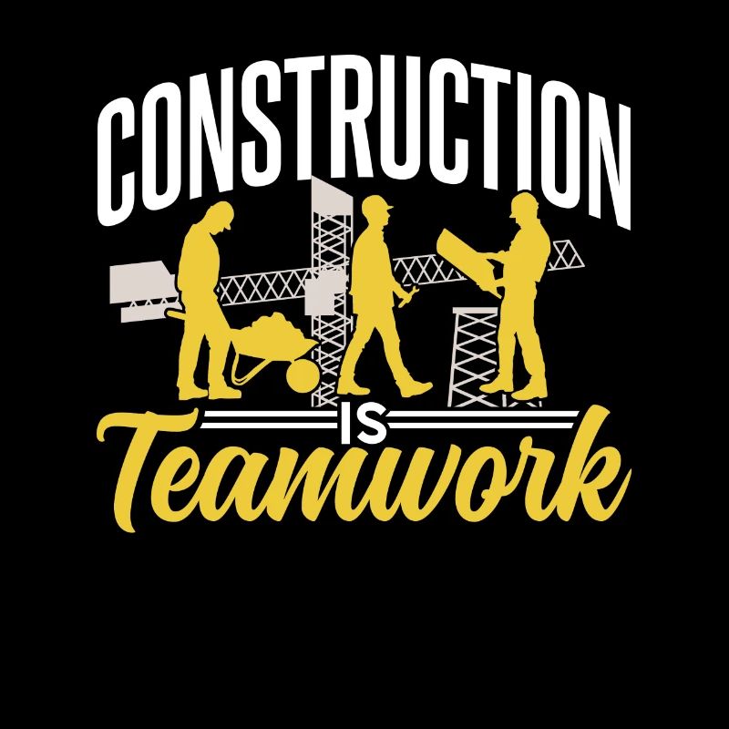 Le travail de construction est un travail d’équipe Construction de chantier Travail d’équipe