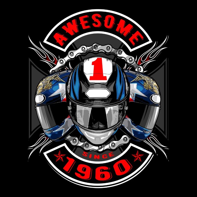 Awesome since 1960, Biker Geburtstag