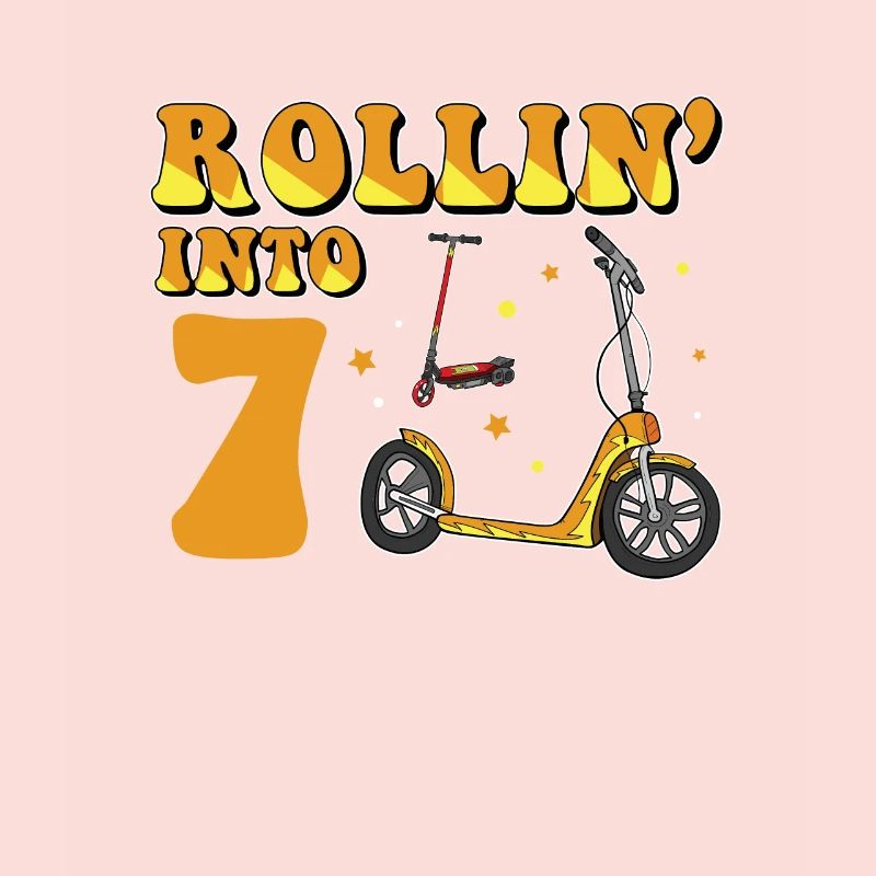 Rollin Into 7 Electric Scooter 7 Year Old 7th