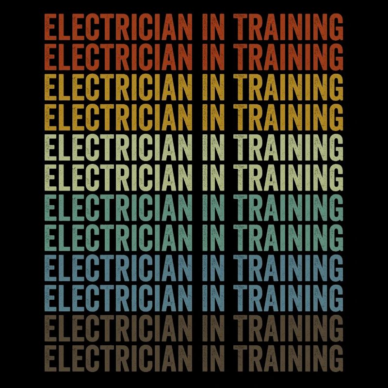 Electrician in training electrical engineer