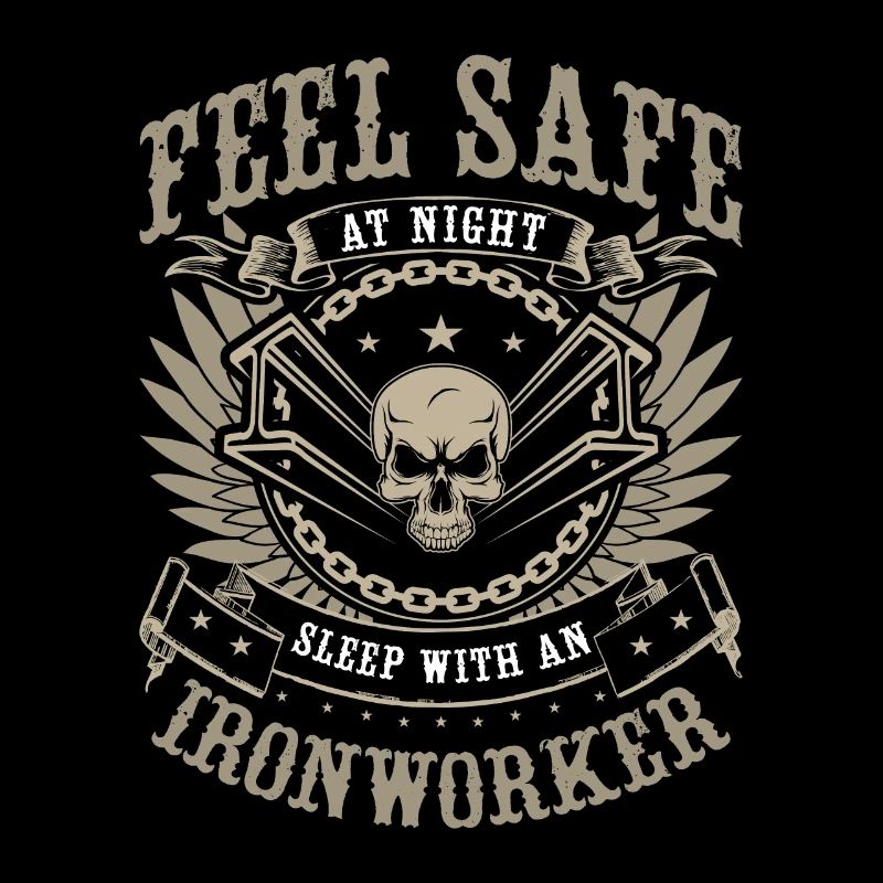 Ironworker Feel Safe At Night Construction Worker