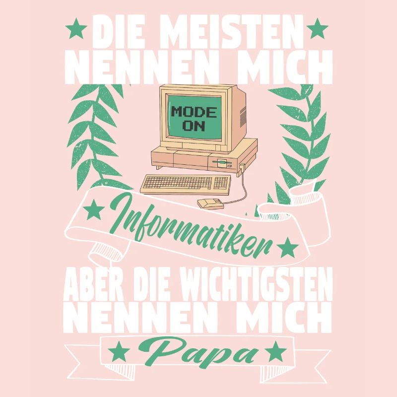 Informatiker Computer Vater Papa Programmierer