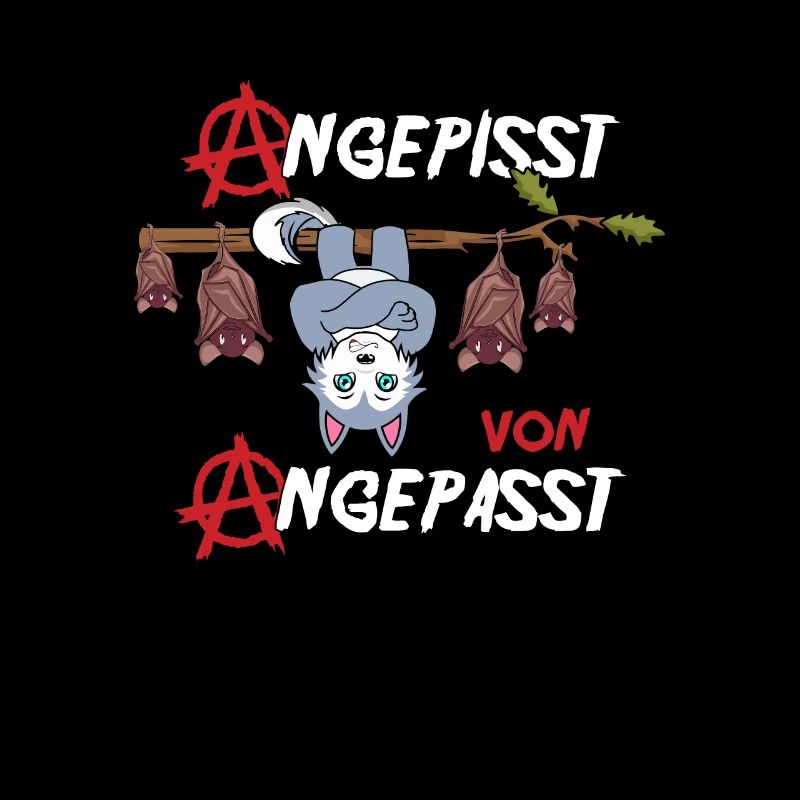 Angepisst von Angepasst Be Different Husky Hund
