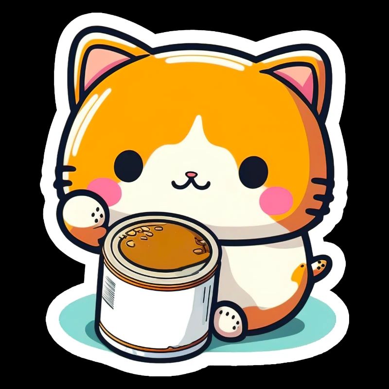 Autocollant mignon chaton chat chat mignon