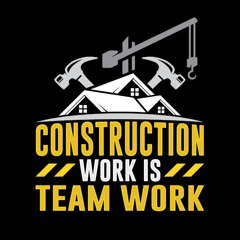 Le travail de construction est un travail d’équipe Travail d’équipe Construction de chantier