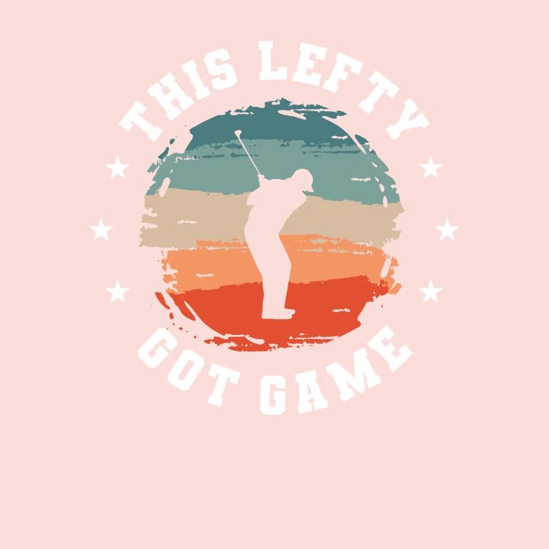 Dieser Lefty Got Game Golfer Golf Golfen