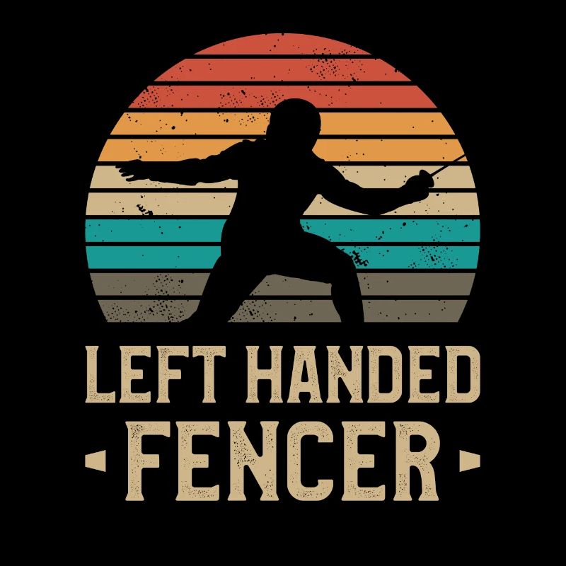 Linkshänder Fechter Linksfechter Fechter