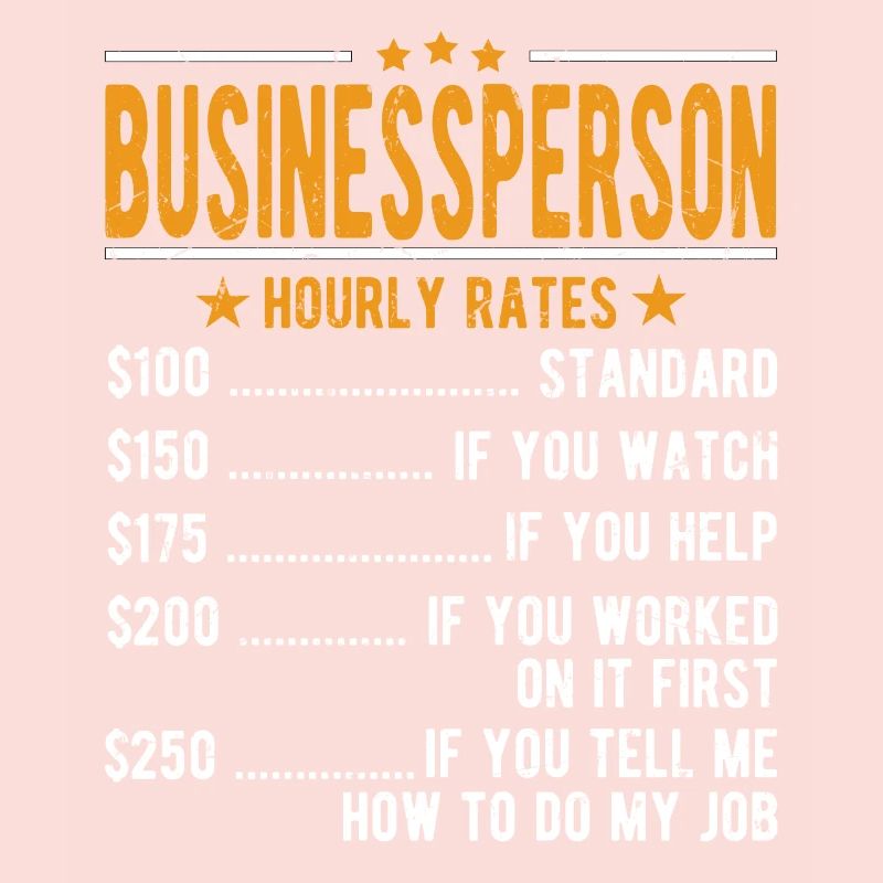 Self-employed hourly wage
