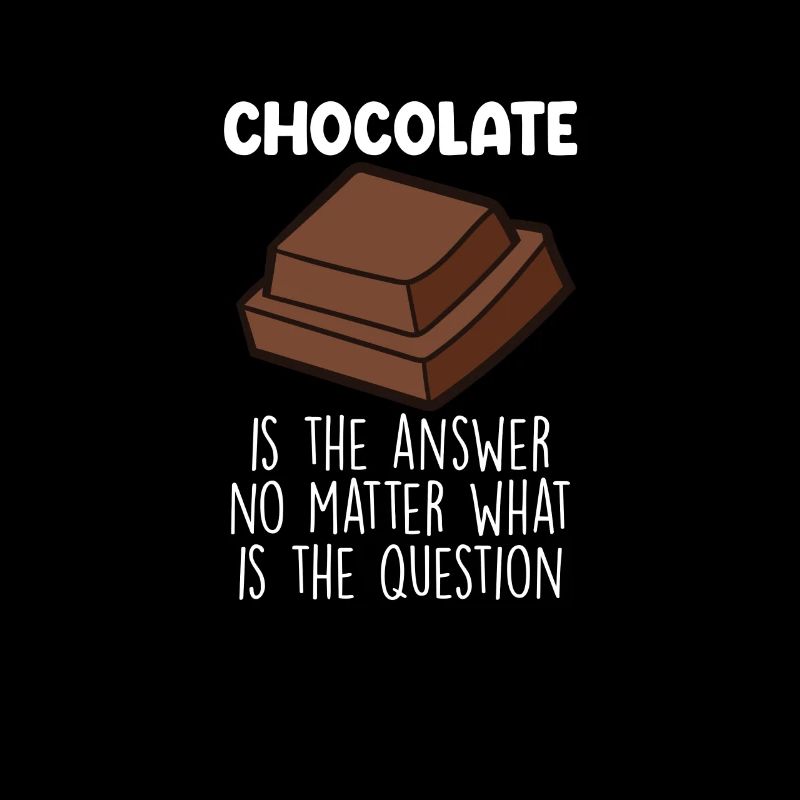 Chocolat drôle Chocolat Citation