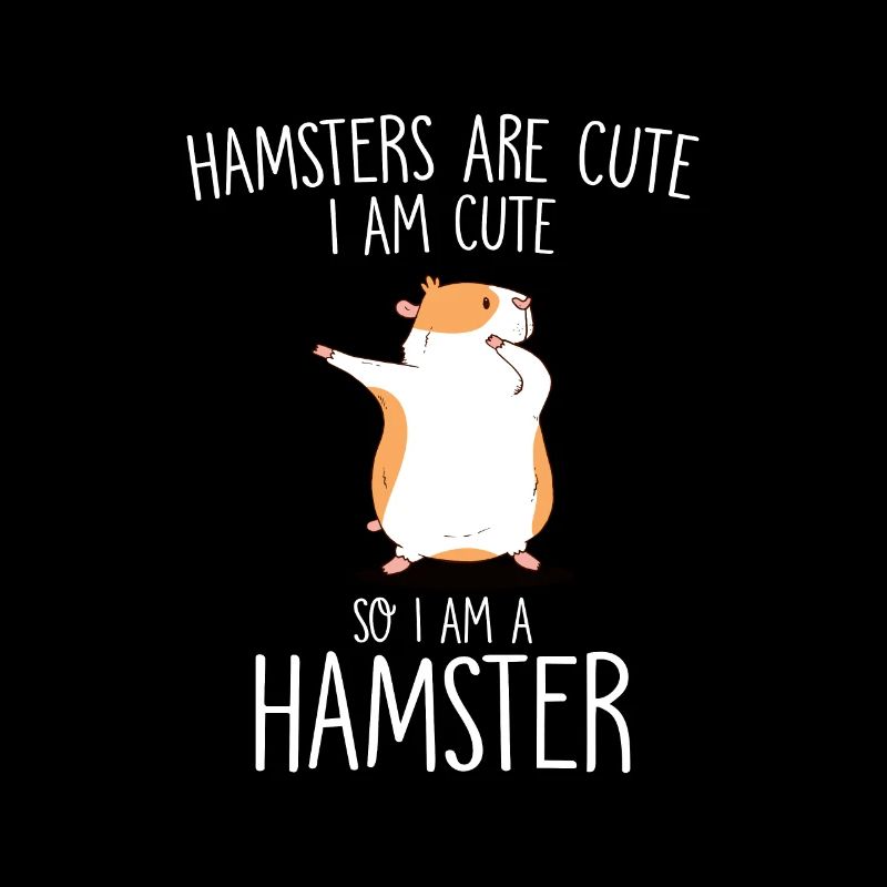Les hamsters sont mignons Je suis mignon
